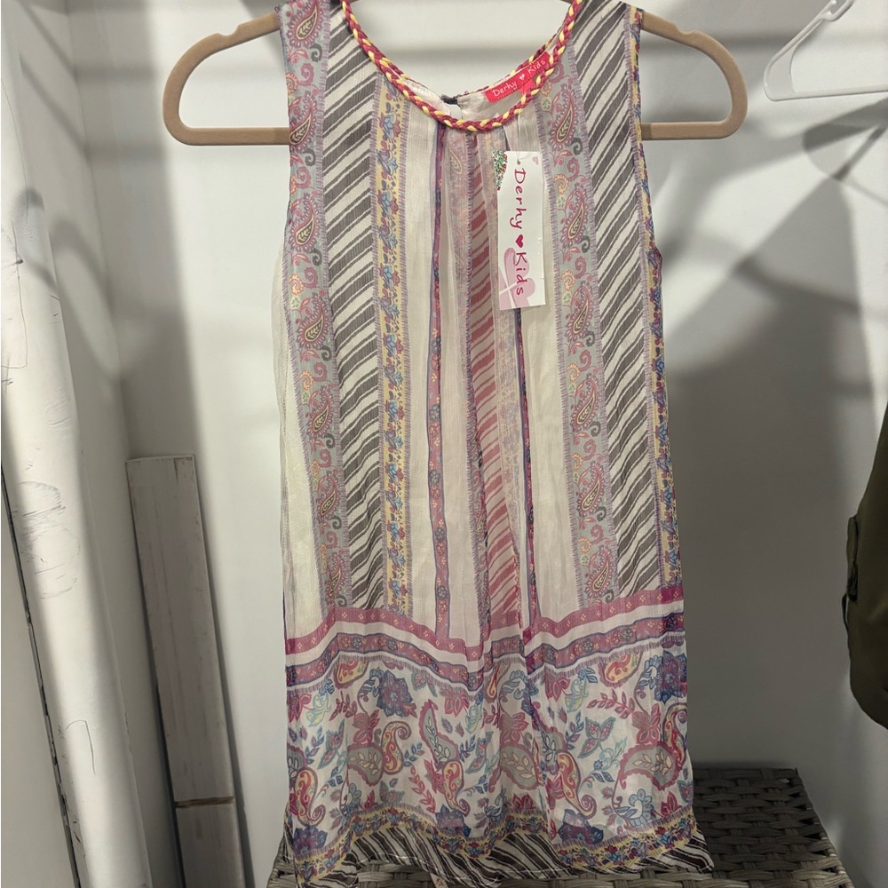 Derhy Kids Multicolor Striped Dress Size 10/12‎